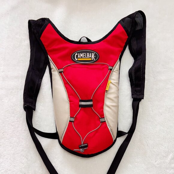 Camelbak Hydrobak Backpack Bag Red Grey Hydration Cycle Run Tube No Bladder - Picture 1 of 4